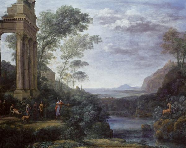 Claude Lorrain Ascanius Shooting the Stag of Sylvia Germany oil painting art
